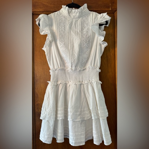 NWT Cleobella Versailles Mini Dress- White- Small - Picture 3 of 7